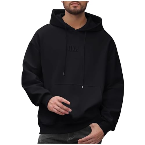 Sweat à Capuche Homme avec Poches Avant Pratiques et Manches Longues