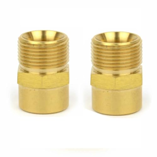 GULUANT 2 Pack Replacement 4000 PSI Pressure Washer M22 x 3/8 Inch FNPT Brass Adapter for Interstate Pneumatics PW7151