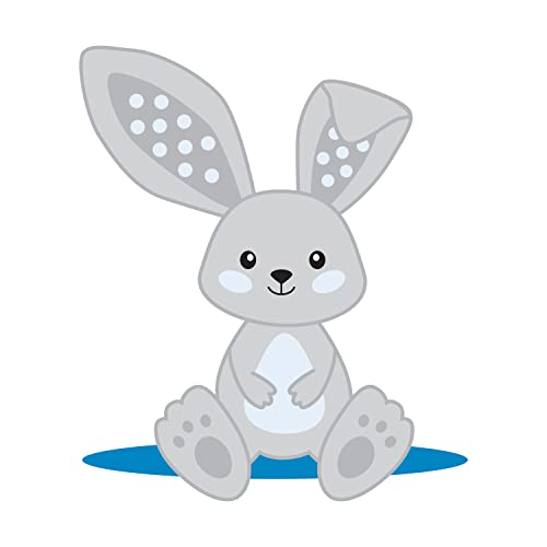 Dr. Brown's Flexees Gray Bunny, Soft 100% Silicone Baby Teether, Bpa Free, 3M+ #TOP6