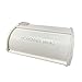 COKUERA Récipient à Pain Vintage pour Cuisine comptoir bac à Pain avec Couvercle Enroulable Support de Stockage de Pain en métal pour Les Aliments secs