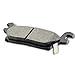 DYZJKWJW D1119 D1120 Front Rear Ceramic Brake Pads Set Fit For 2006 2007 2008 2009 2010 Hummer H3, For 2009 2010 Hummer H3T