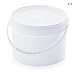 MARKESYSTEM Cubo HERMÉTICO Catering-Pack de 5 X 4,4 litros-Cubos de Plástico con...