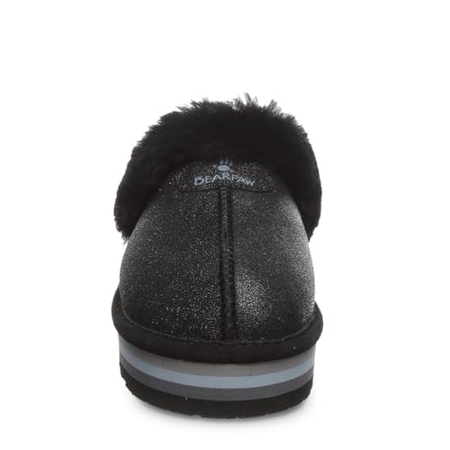 Image of BEARPAW Women's Retro Loki Slippers | Cozy Indoor & Outdoor Shoes, Warm Wool Blend Lining, Lightweight EVA Outsole, Indoor & Outdoor Comfort