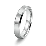 Feng Shui， Anillos de carburo de tungsteno para Boda de Mujer, Anillos para Mujer, Ajuste cómodo, tamaño Personalizado H a Z+1 Anillo de Banda de 0.157 in de Ancho