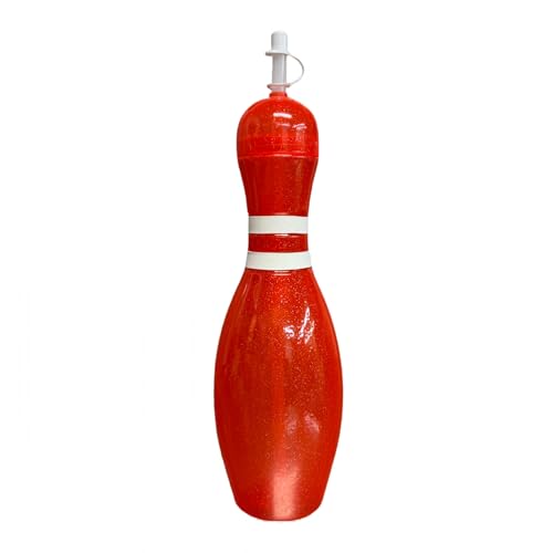 Large Bowling Pin Water Bottle - 32 ounce (Orange)