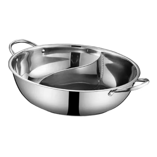 Ollas divisorias para olla caliente china de 34 cm antiadherentes 8