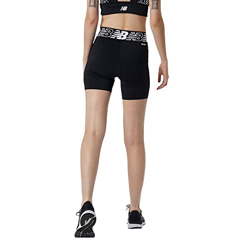 New Balance Women's Relentless Fitted Short, Black, Large #TOP2