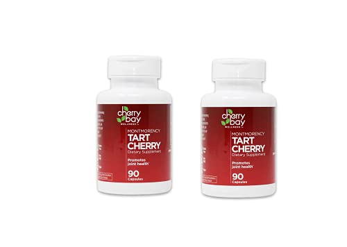 CherryPURE 100% Tart Montmorency Cherry Antioxidant Supplement Capsules - 180 count ~ 6 Month Supply