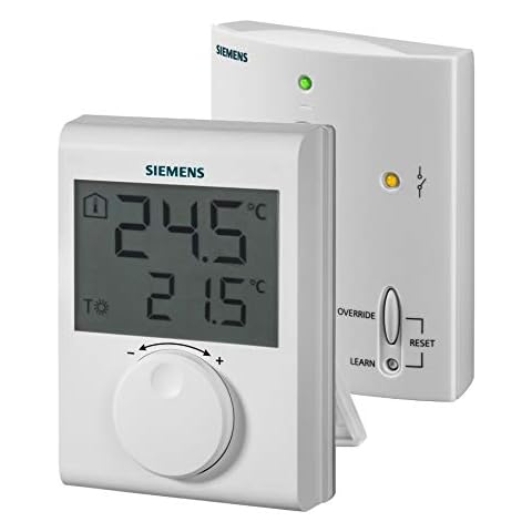 Siemens RDH100 Wireless Room Thermostat with Receiver Cover