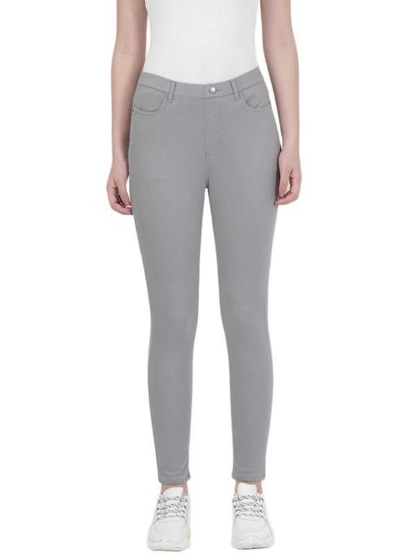 Image of GO COLORS Women Mid Rise Premium Straight Jeans