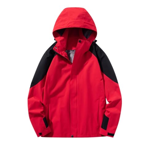 Men's Casual Bomber Jacket,Outdoor Fall/Winter Zip-Up Windbreaker,Water Resistant Windproof Flight Jacket with Pocket2