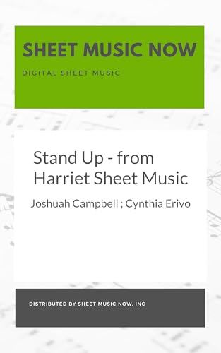 Stand Up - from Harriet Sheet Music