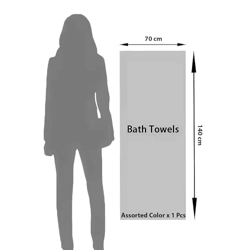 Image of Large Microfiber Towel for Bath, Gym & Workout | 70x140cm Quick Dry Absorbent Smart Towel for Men, Women & Kids | Lightweight Travel, Swimming, Sports & Bathroom Towel, 1 Pc