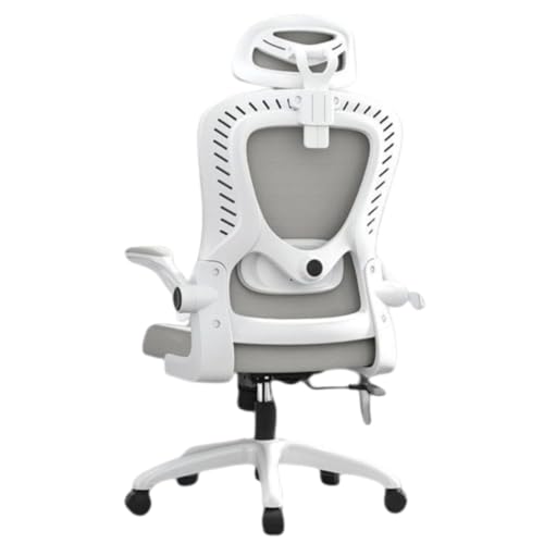SG Stock | High-back Ergonomic Mesh Back Office Computer Desk Study Chair (S7 - White/Grey)