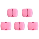 Cord Clip 5pcs Cable Management Cable Holder Simplicity Wire Winder Wire Cord Protector Portable Cable Organizer Office Desktop(Rose red-5pcs)
