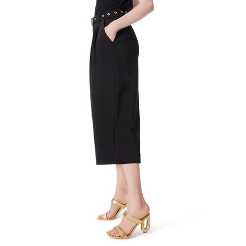 DEE OCLEPPO Women's Mariana Belted Wide Leg Cropped Pant Standard2