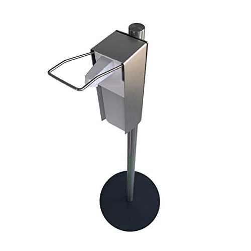 Mobile Hygienestation HS-100 für z.B Desinfektionsmittel oder Handpflegeprodukte, 1000ml Behälter Anthrazit