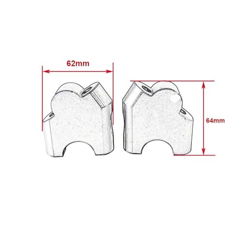 Abrazadera de elevación de manillar CNC en aluminio para F800R 5