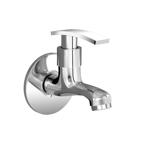 Image of Plantex Single Lever Bib Cock Water Tap for Bathroom with Brass Spindle /Wash Basin Tap for Home /Tap for Bathroom with Water Saving Aerator-(Samar-Chrome)