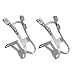 Origin8 Double Steel Toe Clips, Chrome Plated