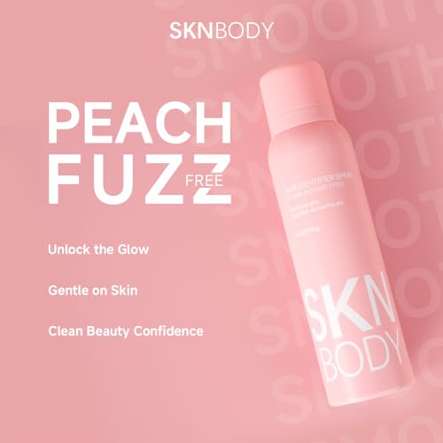 SKNBODY Hair Identifier Spray with Dermaplaner Set 2 Pack, Facial Hair Remova...