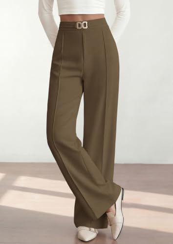 Image of PRETTYGARDEN Womens Dress Pants High Waisted Tailored Trousers