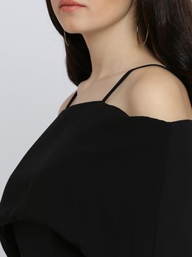 Image of Miss Chase Women's Pink Off Shoulder Midi Skater Dress