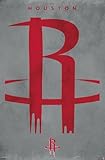 Trends International NBA Houston Rockets - Logo 25 Wall Poster, 34L x 22.4W, Premium Unframed Version