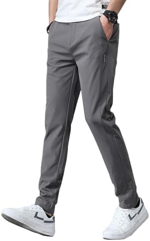 （21:30時点） 接触冷感 ズボン メンズ パンツ 夏 ジョガーパンツ 軽量 ストレッチ スウェットパンツ 涼しい 速乾 ボトムス 涼感 レギパン メンズ 薄手 イージー エアパン 部屋着 ゴルフ 夏服 アイスシルクパンツ