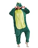 Transforme suas noites em pura diversão com o Pijama Macacão Adulto Dinossauro Kigurumi! Confortável e divertido, perfeito para dormir ou festas cosplay. Design criativo e super macio!