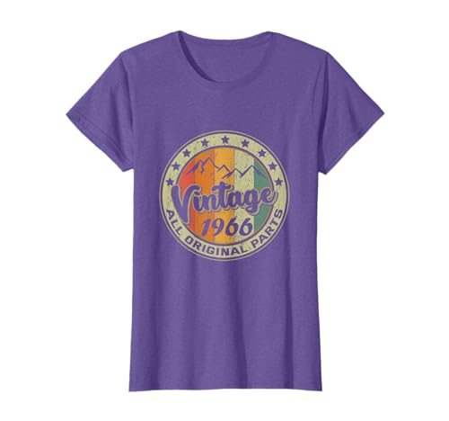 Image of Vintage 1966 Retro 59 Year Old Gift 59th Birthday T-Shirt