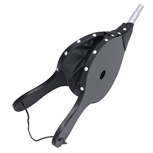 XHTLLO Fireplace Bellow, Wood Leather Easy to DisSmoke Fireplace Tools,