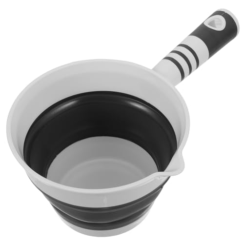 DECHOUS 1pc Folding Water Scoop Kitchen Water Ladle Kitchen Portable Water Scoop Shampoo Bath Spoon Cup Shampoo Rinser Drainer Bathtub Portable Shampooer Foldable Plastic