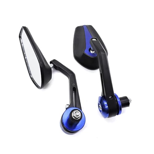 Espejo manillar azul para tus rutas urbanas y viajes en moto FZ8 Fazer XJ6N y XJR1200