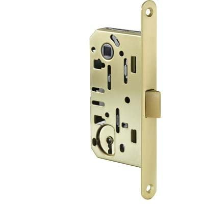 Serratura Mediana Entrata 50 Bonaiti (Oro Lucido)