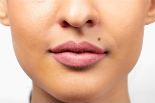 Aromi Pink Nude Matte Liquid Lipstick, Blush Beige Lip Color, Long-lasting Lipstick, Vegan, Cruelty-free, All Day Wear, Handmade (Toasted Almond)