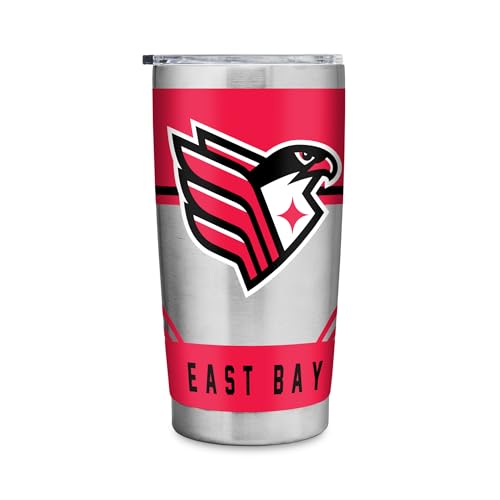 Rico Industries NCAA Cal State East Bay Pioneers Standard 20oz Stainless Steel Tumbler with Lid - Great For Coffee, Tea, Water or Cocktails