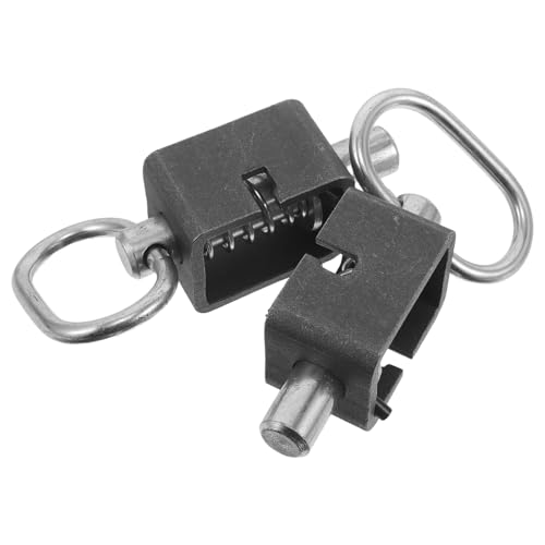 jojofuny Pestillo de Puerta de Remolque Resorte Soldable 5/8 Acero Inoxidable Tubo Estándar 2 Piezas Cierre Resistente para Puertas de Rampa Uso Industrial y Transporte Seguro