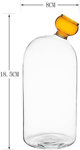 Vase en verre de table stable pour bouquets et décoration créative