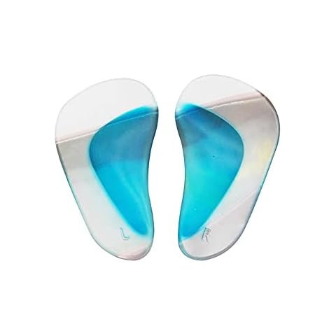 Taosheng Orthotic Insoles Flat Foot Arch Support Insoles for Flat Feet and Plantar Fasciitis for Women Men, Kids and Adult (1 Pairs) (Blue) Cover