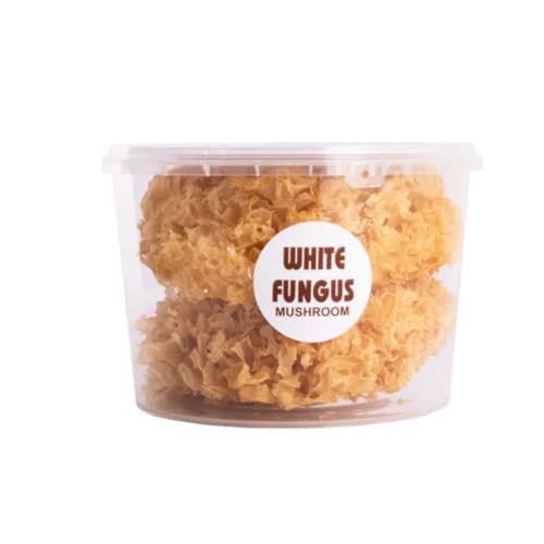 Dehydrated Tremella Mushroom (Tremella fuciformis) – 30g | Snow Fungus | White Jelly Mushroom