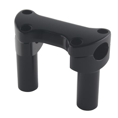 Pontet supérieur de guidon droit 3,5" chromé usiné pour Harley Davidson Softail Sportster