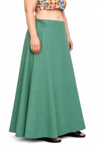 Image of CITIX Pure Cotton Petticoat for Woman Saree | Adujastable Drawstring Waist