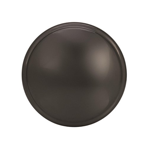 Amerock | Cabinet Knob | Black Nickel | 1-1/4 inch (32 mm) Diameter | Ravino | 1 Pack | Drawer Knob | Cabinet Hardware
