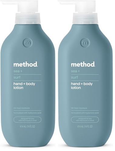 Image of Method Body Lotion,Sea + Surf,14 oz,24 Hours of Moisture,14 oz,(Pack of 2)