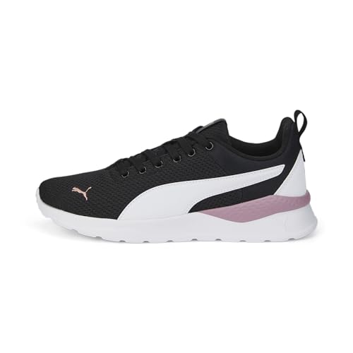 Image of PUMA Unisex Low-Top Sneaker, Phantom Black White Rose Gold, 8 US Men