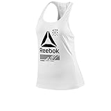 Débardeur - Femme Reebok BVY54 Débardeur Femme, Noir/Chalk, FR : XXS (Taille Fabricant : XXS)