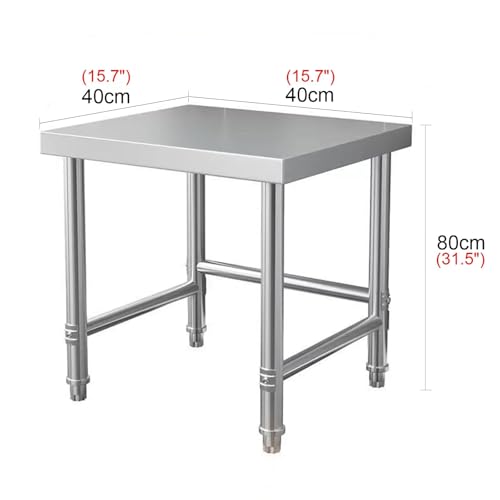Table de préparation en acier inoxydable pour optimiser l'espace en cuisine - 3