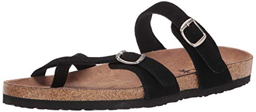 Northside Women s Anya Sandal, Black, 8 B(M) US