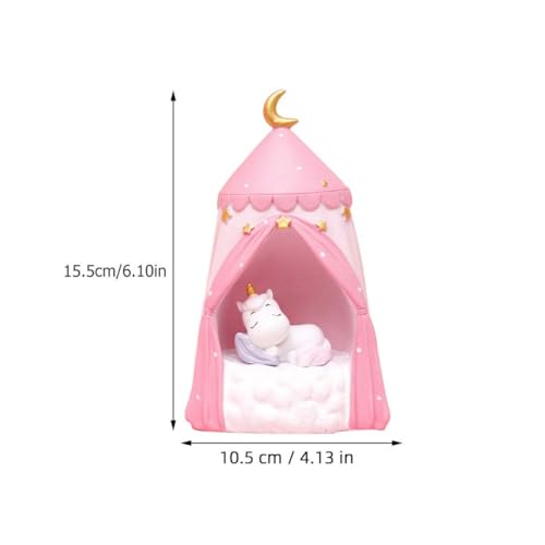 Lámpara de Mesa Unicornio Decorativa con Luz Cálida miniatura 2